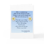 Wonderful Journey Birthday Poem Card