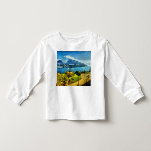 Zazzle - Toddler T-shirt - Wonderful lake landscape in Switzerland
