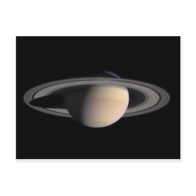 Wonderful Saturn Picture from NASA Post Cards by harlowandcompany