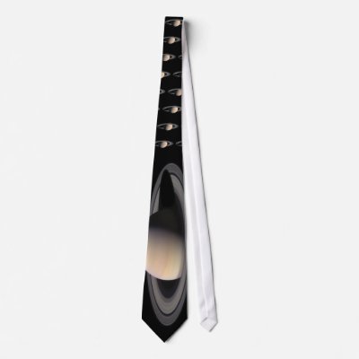 Wonderful Saturn Picture from NASA Tie by harlowandcompany