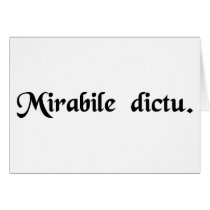 Wonderful to say. cards