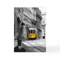 Wonderful Tram Line 28 in Lisbon cards by PhotoDigital Wonderful Tram Line 28 in Lisbon cards