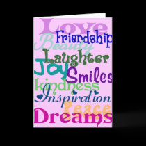 Wonderful Words cards