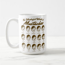 Wonderful World of Mustaches Mug