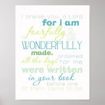 Wonderfully Made "cool as a cucumber" Poster