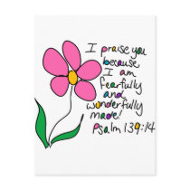 Wonderfully Made Postcards
