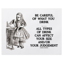 Wonderland Be Careful What You Drink (Alice) Flyer