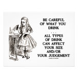 Wonderland Be Careful What You Drink (Alice) Invitation