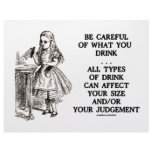 Wonderland Be Careful What You Drink (Alice) Customized Letterhead