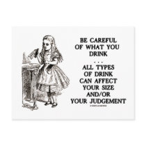 Wonderland Be Careful What You Drink (Alice) Post Cards