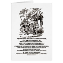 Wonderland Be What You Would Seem To Be Duchess cards by wordsunwords Wonderland Be What You Would Seem To Be Duchess cards