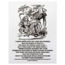 Wonderland Be What You Would Seem To Be Duchess Letterhead