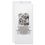 Wonderland Be What You Would Seem To Be Duchess Personalized Rack Card