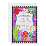Wonderland Birthday  Party Invitation