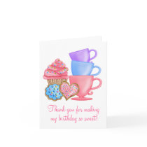 Wonderland  Birthday Tea Party Greeting Card