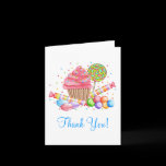 Wonderland Cupcake Candy Lollipop Sweet Tarts Card