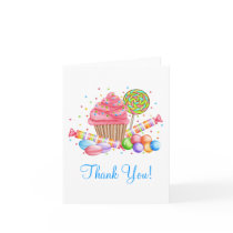 Wonderland Cupcake Candy Lollipop Sweet Tarts Card