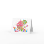 Wonderland Cupcake Notecard