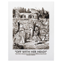 Wonderland Off With Her Head (Duchess Alice) letterhead by wordsunwords Wonderland Off With Her Head (Duchess Alice) letterhead