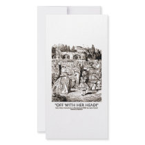 Wonderland Off With Her Head (Duchess Alice) photo cards