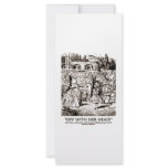 Wonderland Off With Her Head (Duchess Alice) Personalized Rack Card