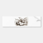 Wonderland Snap Dragonfly Bumper Sticker