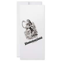 Wonderland Spirit (Alice & Her Flamingo) Rack Card
