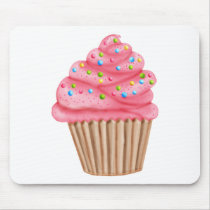 Wonderland Sprinkles Cupcake Mouse Pad