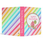 wonderland stripe Candy Cupcake Photo Album Binder