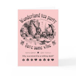 Wonderland tea party Card