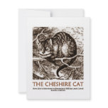 Wonderland The Cheshire Cat Personalized Invite