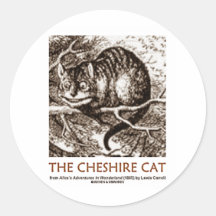 Wonderland The Cheshire Cat Stickers