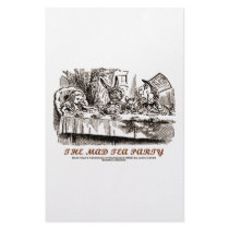 Wonderland The Mad Tea Party stationery