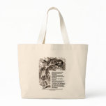 Wonderland Which Way I Ought To Go Quote Canvas Bag