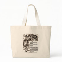 Wonderland Which Way I Ought To Go Quote Canvas Bag