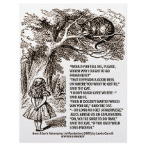 Wonderland Which Way I Ought To Go Quote letterhead by wordsunwords Wonderland Which Way I Ought To Go Quote letterhead