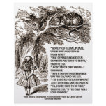 Wonderland Which Way I Ought To Go Quote Letterhead