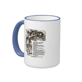 Wonderland Which Way I Ought To Go Quote mug