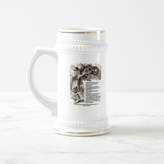 Wonderland Which Way I Ought To Go Quote mug