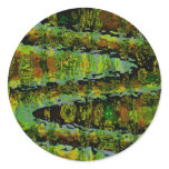 Wonderlands - Dark Green Lagoons Sticker
