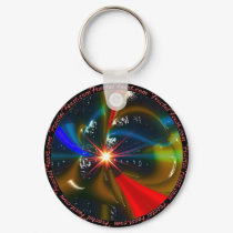 Wonderous Illusion Keychain by FractalFeast Wonderous Illusion Keychain