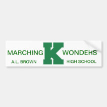 Wonders Marching Band Pride Bumper Stickers