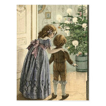 Wonders of Christmas -vintage christmas greeting Postcard