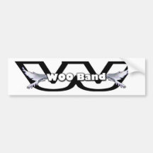 WOO Band Bumper Sticker