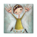 WOO HOO Girl - Magnet by DudaDaze WOO HOO Girl - Magnet