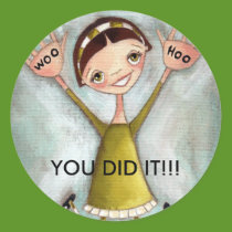 Woo Hoo Girl - Stickers