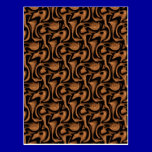 WOOD036 WOOD SWIRLS BROWN BLACK TEXTURES PATTERNS postcards