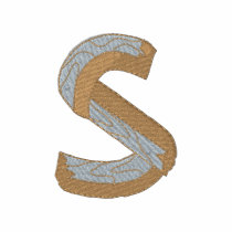 Wood Alphabet S embroidered shirts by ZazzleEmbroidery Wood Alphabet S embroidered shirts