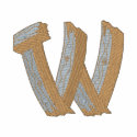 Wood Alphabet W embroidered shirts by ZazzleEmbroidery Wood Alphabet W embroidered shirts