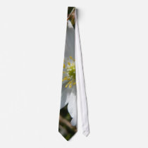 Wood Anemone Flower Neck Tie